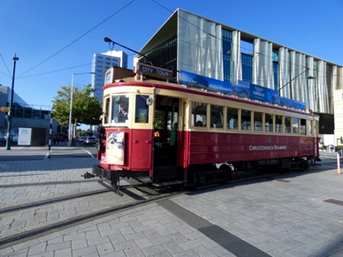 NOUVELLE ZELANDE
Tramway à Christchurch