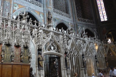 la clôture du choeur 
(1474-1484)