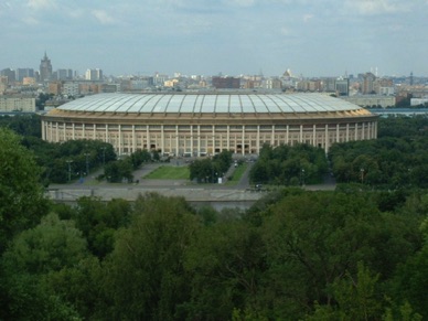 RUSSIE (Moscou)
Stade Loujniki où ont eut lieu les J.O. de 1980