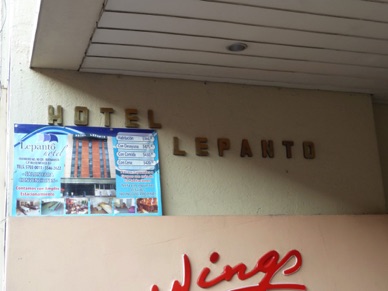 MEXIQUE : Mexico
Hôtel Lepanto