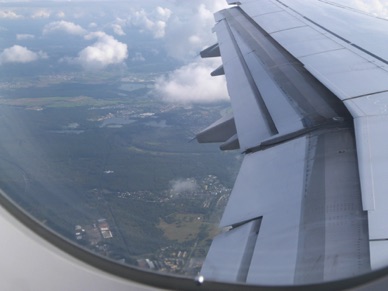 ALLEMAGNE
arrivée sur Francfort