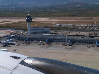 GRECE : aéroport d'Athènes
départ