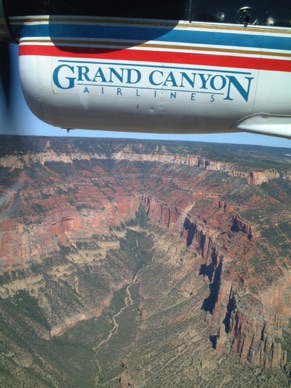 ETATS UNIS
survol du Grand Canyon