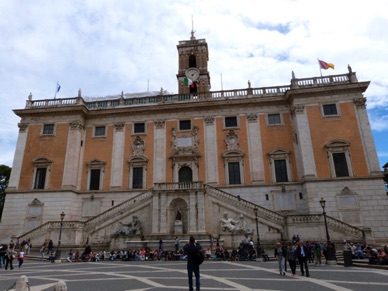 le Palais des Sénateurs est le siège de la Mairie de Rome