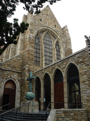 Cathédrale St Georges dans laquelle Desmond Tutu fut ordonné archevêque