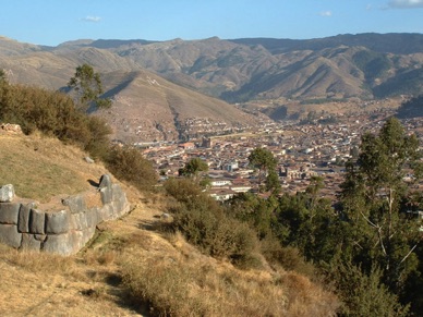 CUSCO vue d'en haut