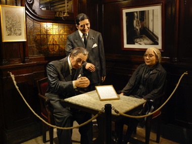 Carlos Gardel, Jorge Luis Borges et Alfonsina Stomi