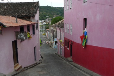 et des rues très pentues