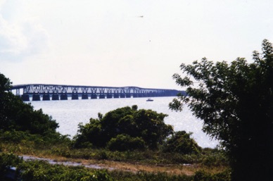 «reste» de la voie ferrée reliant Key West à la Floride jusqu’en 1926.