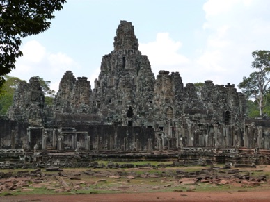 Arrivée face à Angkor Thom