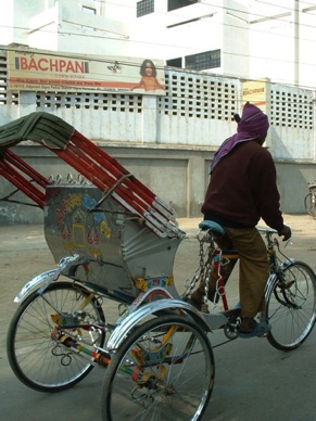 un rickshaw