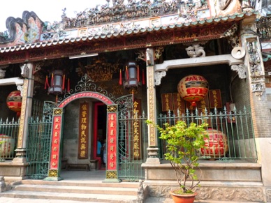 Temple de Tien Hau dans le quartier chinois