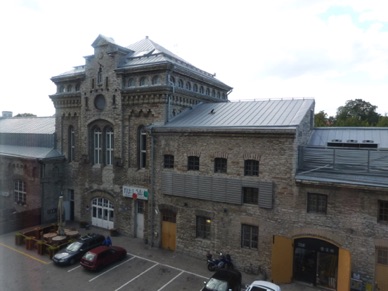 vue depuis ma chambre d'hôtel