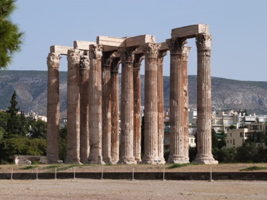 15 colonnes subsistent sur les 84 originales