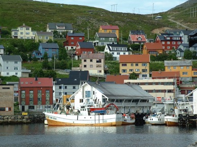 HONNINGSVAG 
dernière grande ville avant le GRAND NORD !