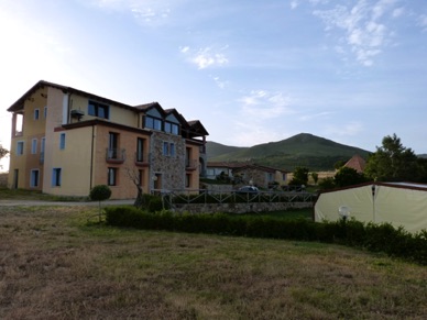 avant d'arriver à notre hôtel situé à FONNI, le village de montagne le plus haut de Sardaigne