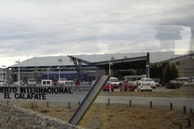 Arriv&eacute;e &agrave; l'a&eacute;roport d'EL CALAFATE