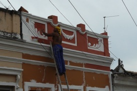 celle ci est en pleine restauration