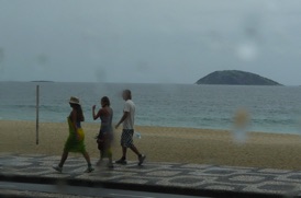 Plage d'Ipanema (avec la pluie) &hellip;