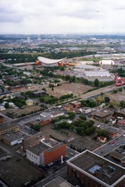 The Canadian Airlines Saddledome avec son toit en forme de selle de cheval
