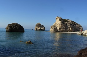 Lieu de naissance l&eacute;gendaire d'Aphrodite