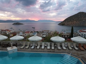 vue depuis ma chambre d'h&ocirc;tel &agrave; TOLO