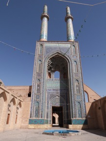 Mosqu&eacute;e du Vendredi dont les minarets sont les plus hauts d'Iran (57 m)