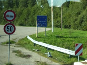 Fronti&egrave;re de la Lettonie