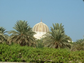 la grande mosqu&eacute;e du Sultan Qaboos &agrave; MASCATE