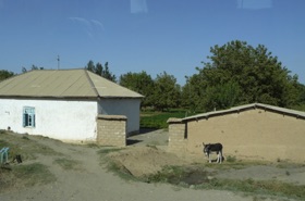 au long de la route menant &agrave; Samarkand
