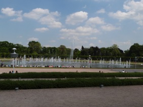 spectacle de jets d'eaux
