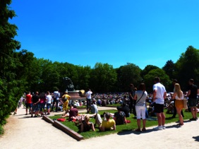 Spectacle Fr&eacute;d&eacute;ric Chopin 
dans le parc