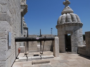 syst&egrave;me d'ouverture du pont levis