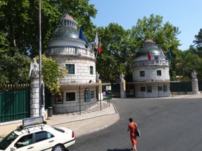 entr&eacute;e du parc zoologique