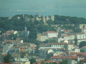 vue sur la ville depuis le 30&egrave;me &eacute;tage de l'h&ocirc;tel Sheraton