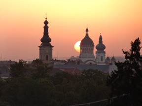 Lever du soleil depuis ma chambre d'h&ocirc;tel