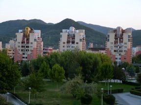 vue depuis ma chambre d'h&ocirc;tel