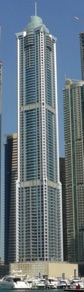 DUBAI 
Marine Torch (348 m)