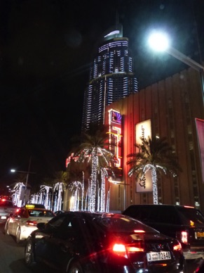 Dubaï Mall de nuit