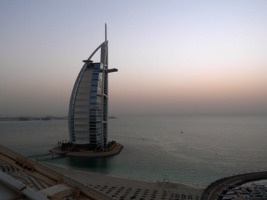 Magnifique vue sur le Burj al Arab