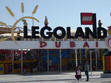 Première visite d'une partie du Legoland ouvert en octobre 2016