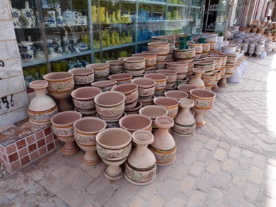 atelier de fabrication de poteries