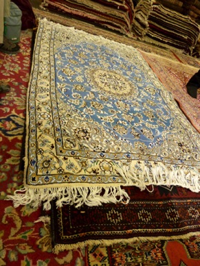 visite d'une fabrique de tapis persans