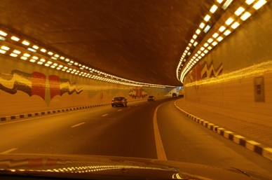 DUBAI
passage sous l'eau