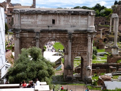 Arc de Septime S&eacute;v&egrave;re construit en 203