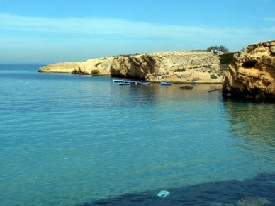 la mer &agrave; MONASTIR