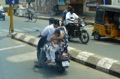 d&eacute;placement motoris&eacute; en famille