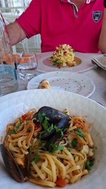 excellent repas "&agrave; l'italienne" !!!!!