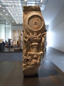 Plaque de rev&ecirc;tement de stupa, monument culturel bouddhique - Inde