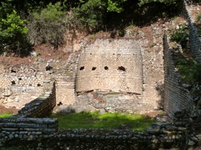 Les ruines actuelles repr&eacute;sentent